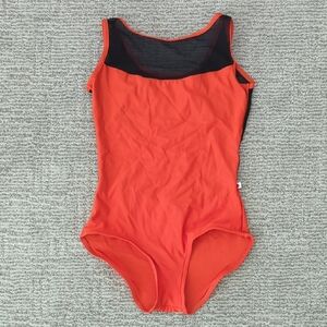 Yumiko- Orange And Black Mesh